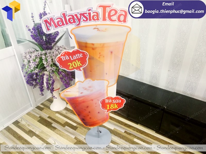 Mô hình ly trà sữa khổng lồ KOI  Quảng cáo Cường Khanh